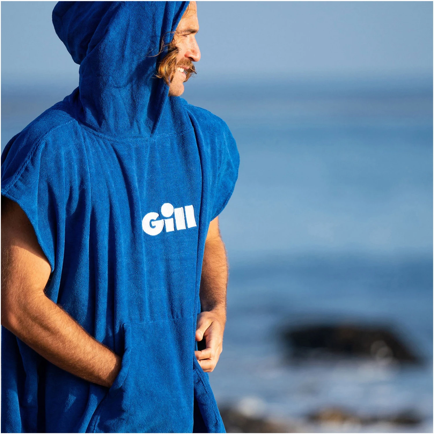 GILL Hooded Towel Changing Robe / Poncho - Image 3