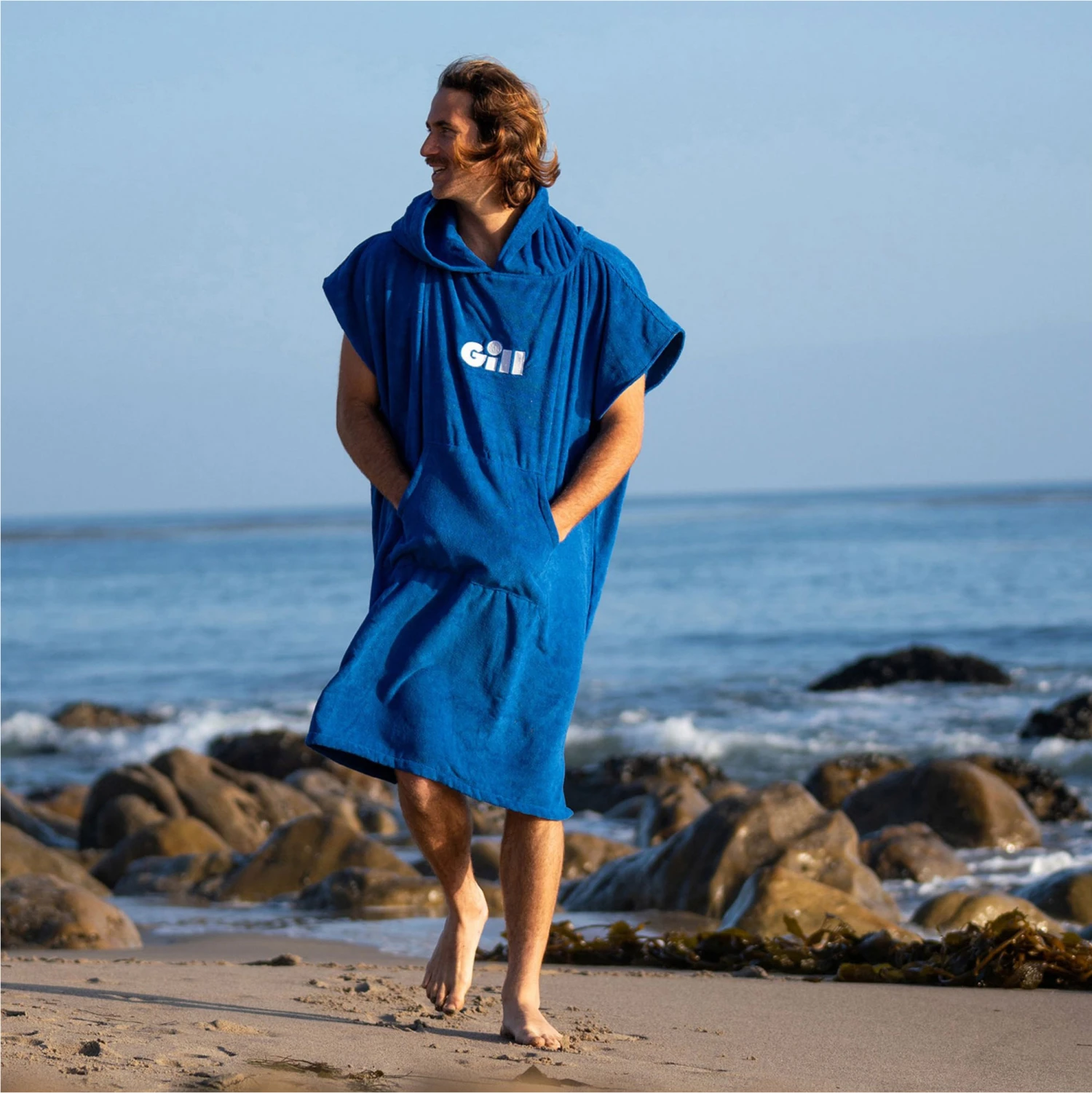 GILL Hooded Towel Changing Robe / Poncho - Image 4