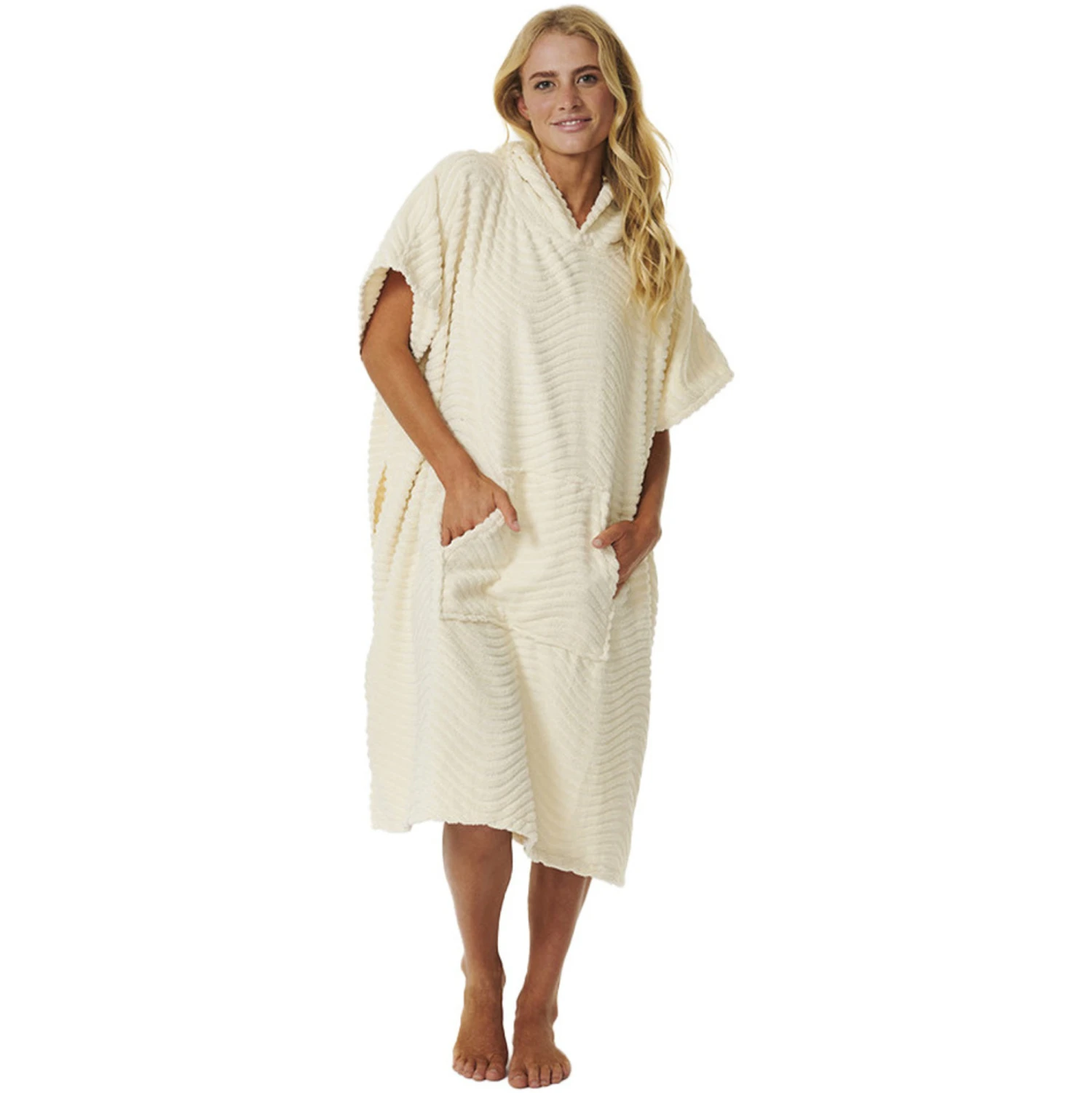 Rip Curl Womens Swirl Terry Changing Robe / Poncho - Image 2