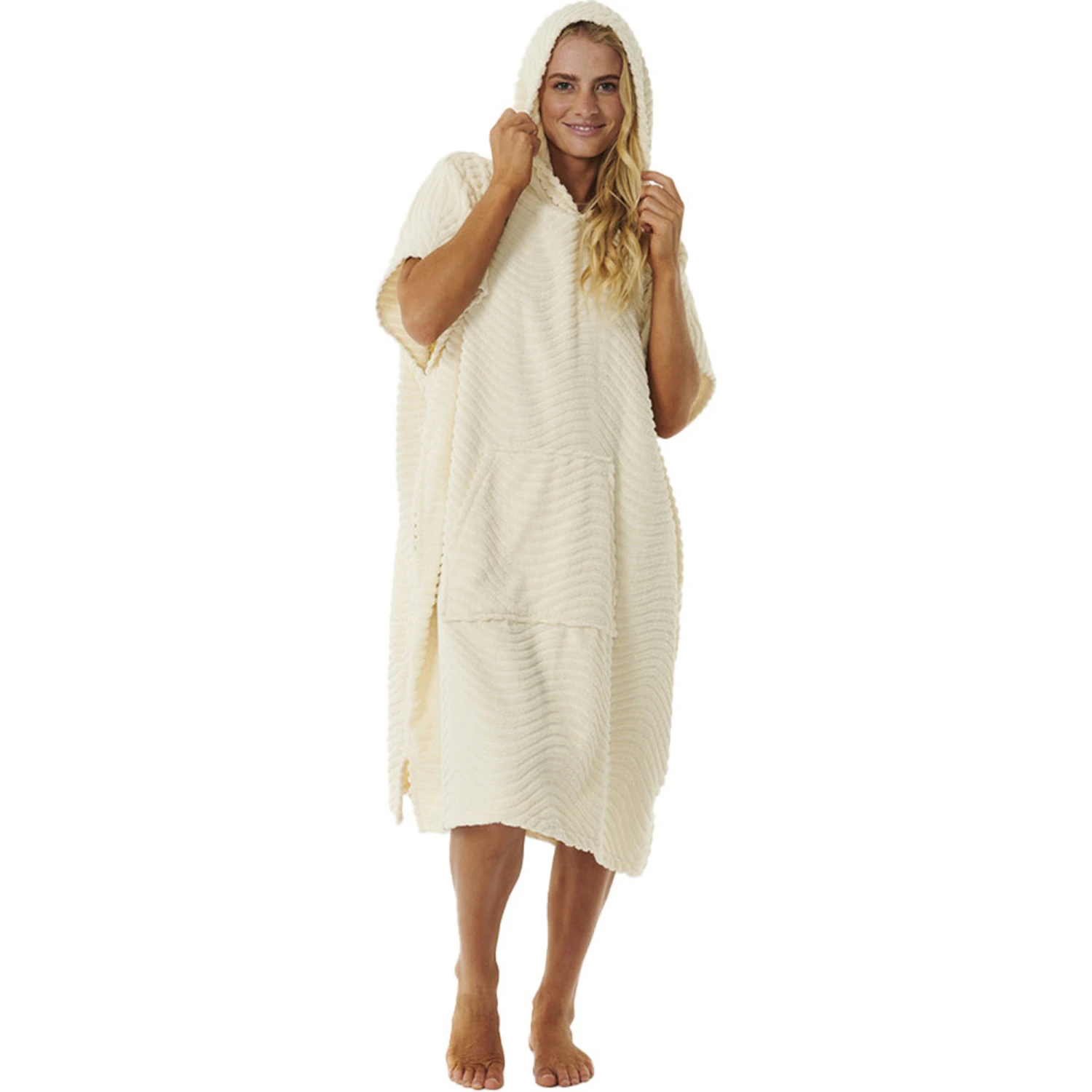 Rip Curl Womens Swirl Terry Changing Robe / Poncho - Image 3